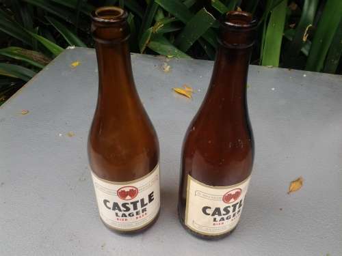 antique beer bottles